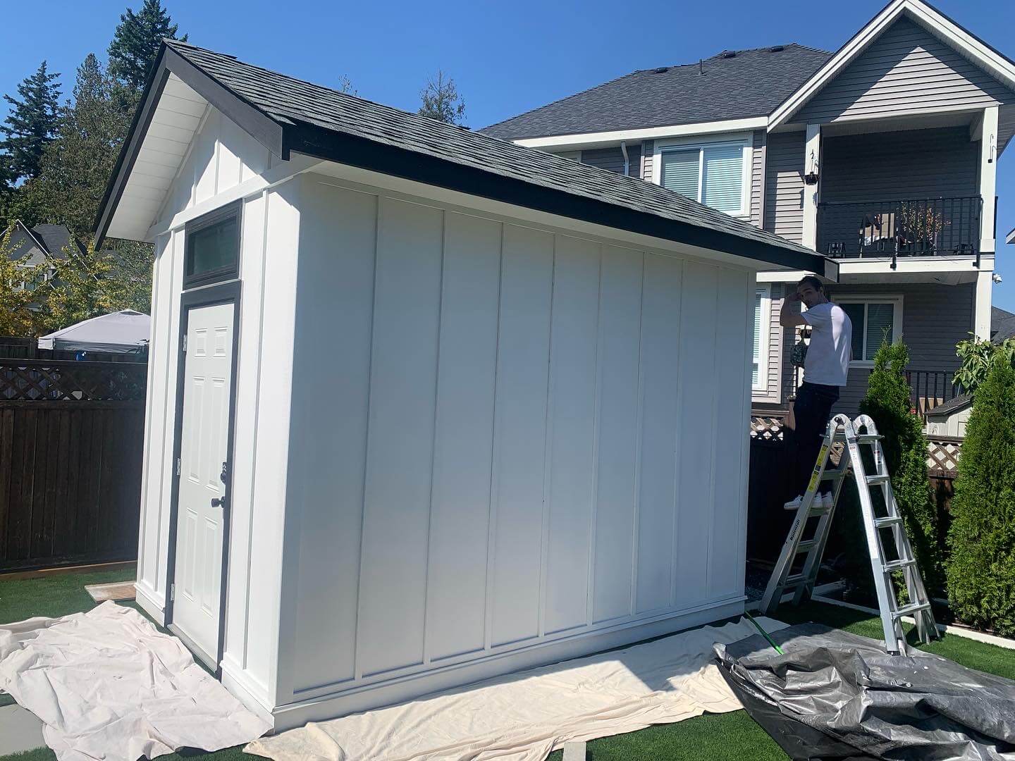 Exterior painting Kerrisdale larger heritage home