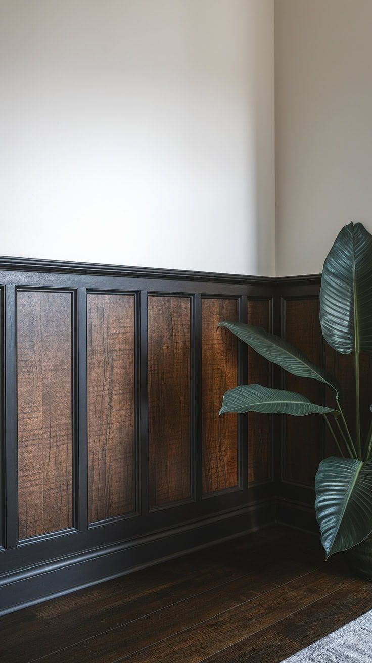 West End condo kitchen cabinet painting wainscoting accent wall